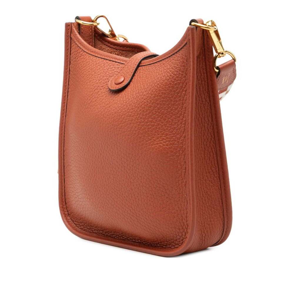 Hermes Evelyne Amazon TPM Maxi Cadreille Shoulder Bag Cuivre Brown Taurillon ... - Picture 2 of 6
